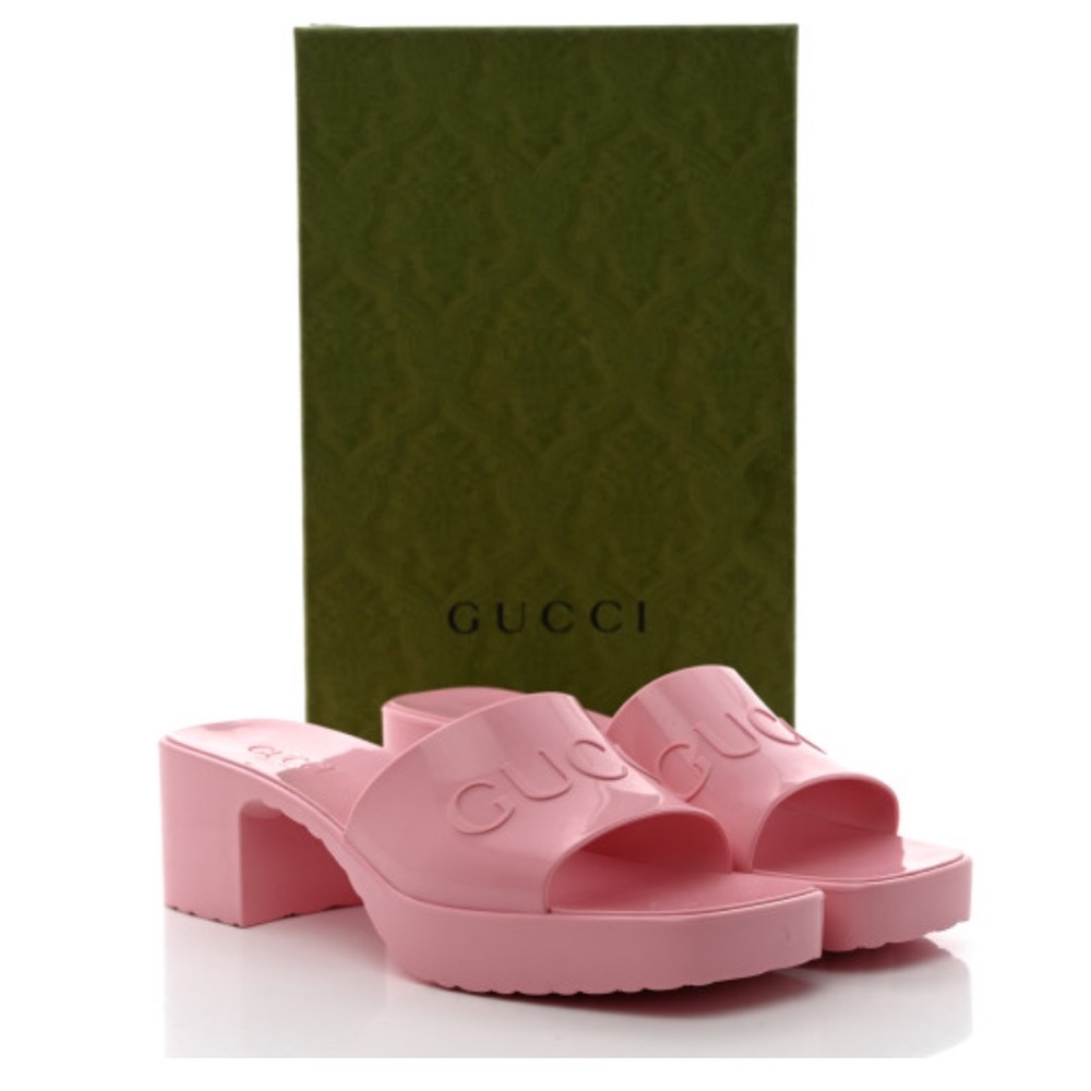 Gucci Rubber slipper and sole sandal